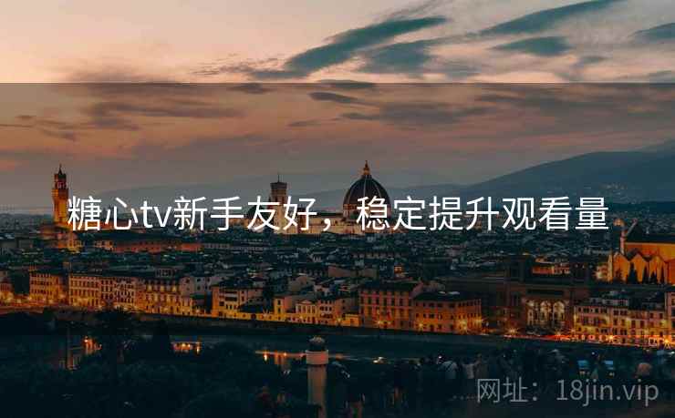 糖心tv新手友好，稳定提升观看量