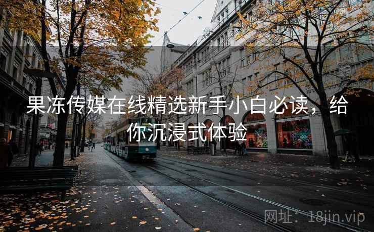 果冻传媒在线精选新手小白必读，给你沉浸式体验